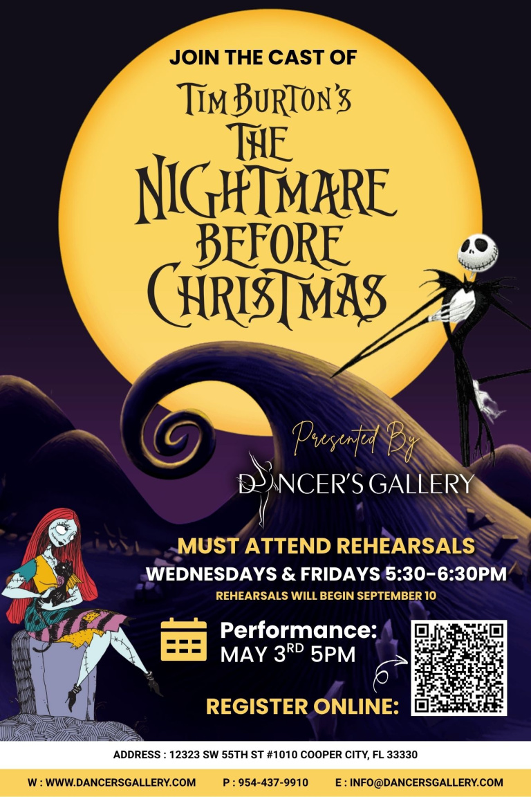 The Nightmare Before Christmas Flyer